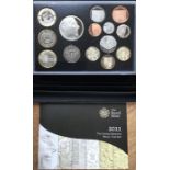 Royal Mint 2011 Proof Year Set in Original Case with Certificate.