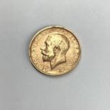 George V sovereign dated 1913.