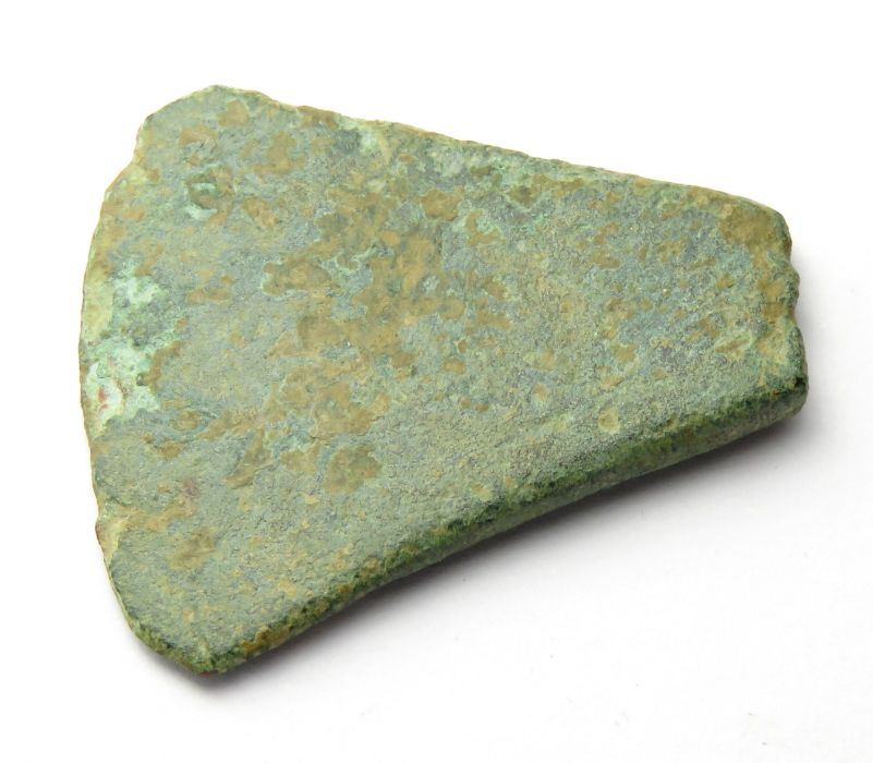 Roman Votive Axehead. Circa 1st-4th century AD. Copper-alloy, 30mm x 28mm, 20.0g. Recorded on the
