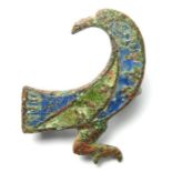 Roman Eagle brooch. A zoomorphic plate brooch in the form of an eagle looking backwards.2nd