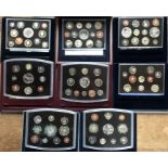 Royal Mint Year sets of 2000 to 200 in Original Case.