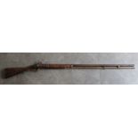 A 19th cent Gaming Percussion rifle
