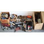 A large collection of 20th cent Hornby trains, carriages and associated items