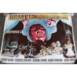 A vintage movie poster "Dracula Has Risen From The Grave"