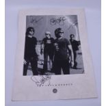 A Signed Bon Jovi interest print