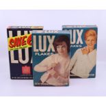 Three vintage Lux boxes complete with contents