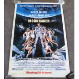 A vintage movie poster "007 Moonraker"