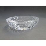 A Waterford Crystal Ashtray Marked Waterford. Date   1950-60s era Size  12.5cm diam   5cm high