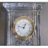 A Waterford Crystal “ Prestige”  Mantle Clock, depicting the famous crest of The Royal Sydney Golf