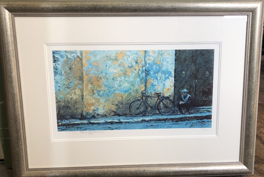 Rolf Harris (Australian b. 1930) Print, Bicycle Boredom - Malta, no. 268 of 295, signed bottom left,