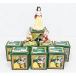 Royal Doulton Snow White and the Seven Dwarfs, English made and boxed