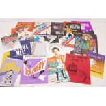 A collection of programmes including; musicals