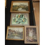 Group of frames: two oils on canvas by Norbert Sullivan Pugh (British 20th Century) - Bodmin Moor 45