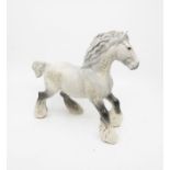 Beswick grey dappled shire horse