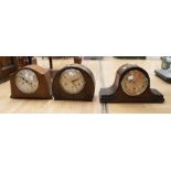 Three mantle clocks, AF