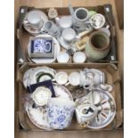 Collection of Coalport, Spode, Royal Crown Derby, Denby, Royal Worcester, Evesham dishes, pots,