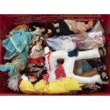 A collection of tourist plastic dolls