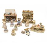 Border Fine Arts Brambly Hedge figurines to include The Table, The Fireplace, The Dresser, Lady