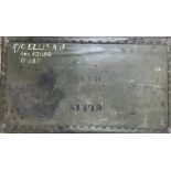 Large WW2 Royal Australian Air Force issued  suitcase 1942 to Flight Lieutenant A.J. Ellis