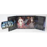 Star Wars: A boxed Star Wars, Kenner, 1997 Hong Kong Commemorative Edition, three 12" figure set,
