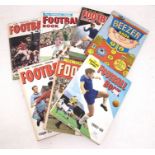 A collection of 1960/70's football annuals