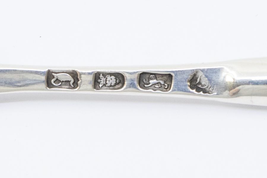 A George III silver marrow scoop, London, 1764, maker's mark rubbed, approx 1.39 ozt - Image 2 of 2