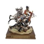 Capodimonte Charge of the Union Brigade at Waterloo 1815 and the capture of the Eagle of the