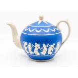 Copeland Spode blue with dancers detailed teapot