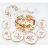 A collection of Royal Crown Derby Posie pattern china wares, along with other Derby pattern items (