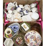 Ceramics - Limoges; Royal Crown Derby Old Aves; Mayfair teaware; Royal Sutherland teaware;