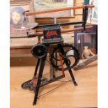 A vintage 1930s treadle 'Hobbies' fretsaw, appears in working order, height approx. 85cm.