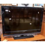 A flat screen television