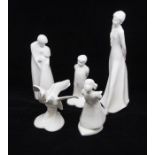 A collection of five Royal Doulton "IMAGES" figures