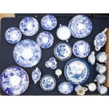 A collection of ceramics including Royal Crown Derby Willow pattern items etc (Q)
