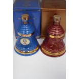 Two Bells Ceramic Decanters