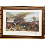 Large print entitled The Defence of Rorkes Drift in frame