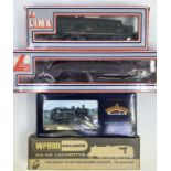 Railway: two Lima 00 gauge locomotives, one Wrenn all repainted a/f, in wrong boxes and one Bachmann