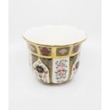 Royal Crown Derby 1128 Imari table planter, first quality