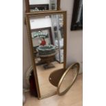 Four various modern mirrors (4)