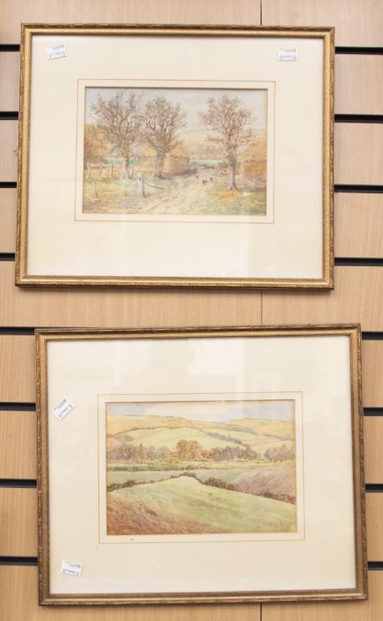 Two John Murray watercolours of Sussex