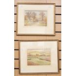 Two John Murray watercolours of Sussex