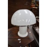 A 1970's retro dome lamp