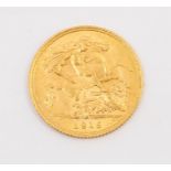 A George V half Sovereign dated 1915