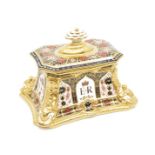 Royal Crown Derby Limited Edition 1128 casket shaped box to celebrate the Diamond Jubilee of H M