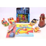 Diecast: A collection of assorted diecast to include: a boxed Corgi Doctor Who 3 Piece Dalek Set,