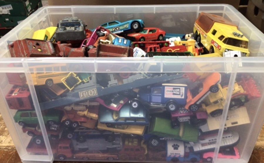Die cast: large quantity of vintage die cast vehicles. Mostly Matchbox. Please study pictures. - Image 5 of 5