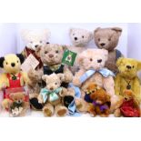 Bears: A collection of assorted bears to include: Hermann Pope Benedict XVI 108/265; other Hermann