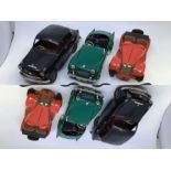 Victory: A collection of three unboxed Victory Industries, battery operated vehicles to comprise: MG