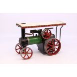 Mamod: An unboxed Mamod Traction Engine, TE1a, in need of attention, but is present with burner.