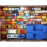 Diecast: A collection of assorted unboxed, playworn diecast vehicles to include: Corgi, Matchbox,